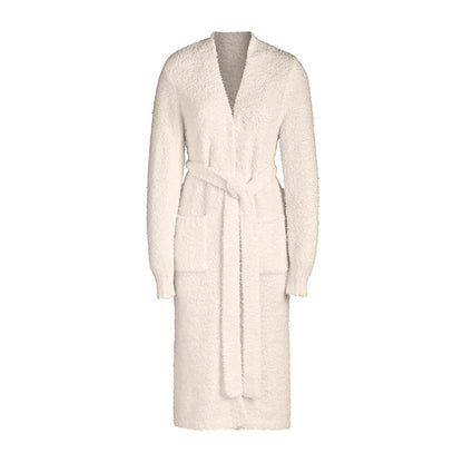 Bathrobe with belt for home