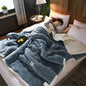 fleece blankets and throws thick warm winter blankets super soft duvet luxurious solid blankets on twin bedding