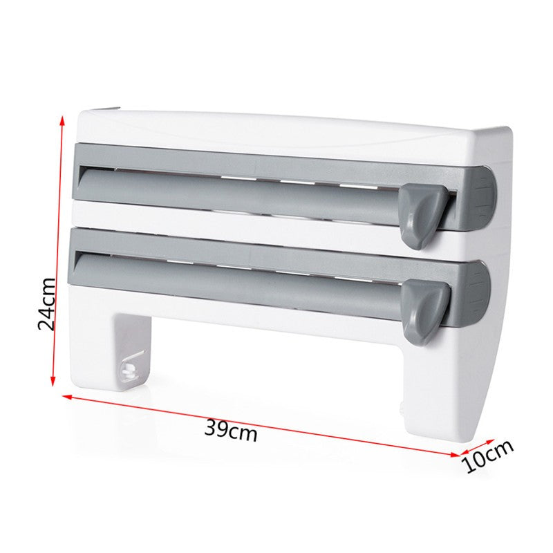 4-in-1 kitchen roll dispenser