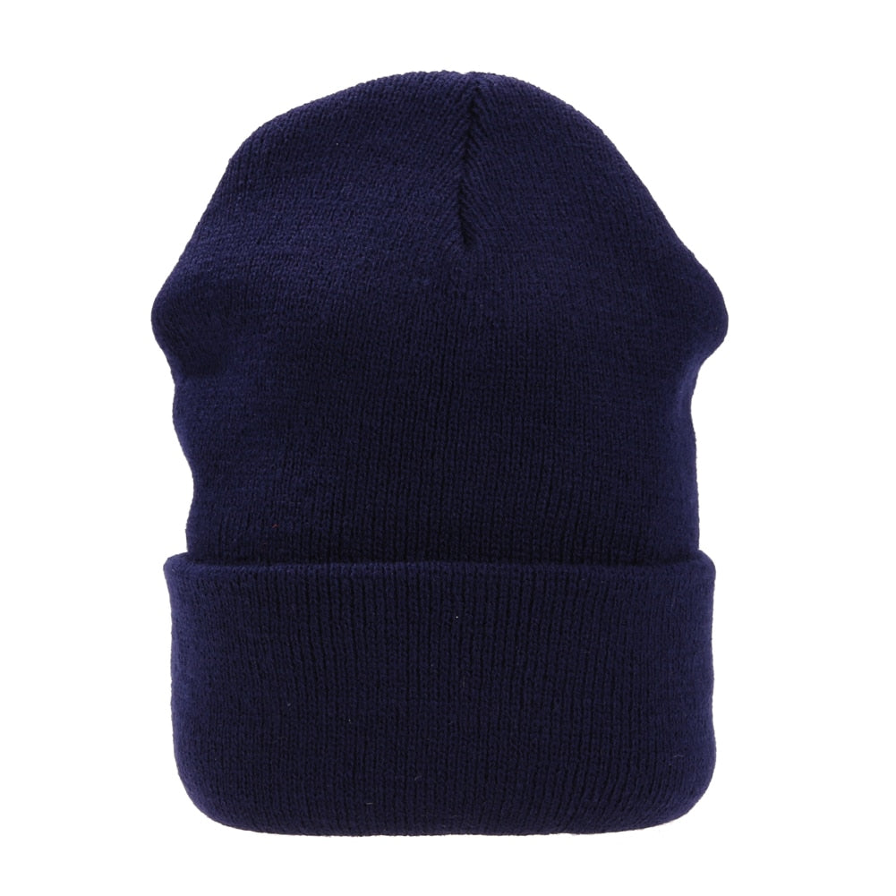 Men Women Casual Hip Hop Hats Knitted Wool Skullies Beanies Hat Warm Winter Hat For Women Beanie Winter Caps
