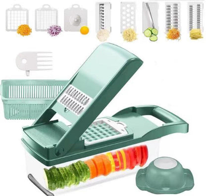 12-in-1 manual vegetable cutter kitchen helper food chopper onion cutter vegetable cutter