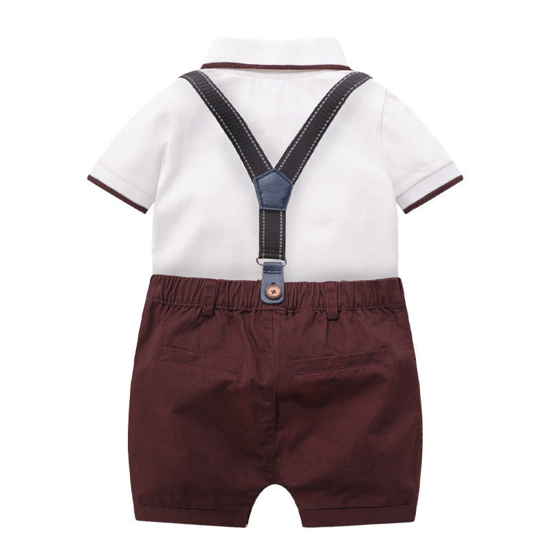 Children's suit summer baby gentleman suit