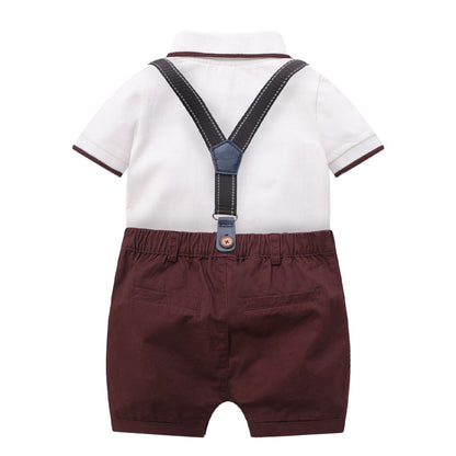 Children's suit summer baby gentleman suit