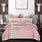 Four-piece cotton embroidery home textile