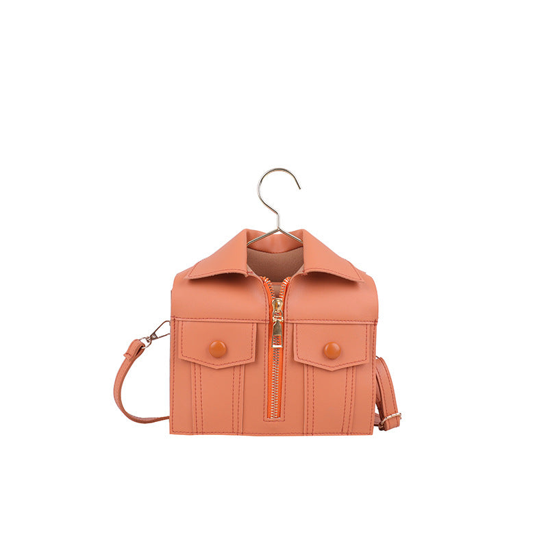 Sommer neue dreidimensionale Jacke Kleidung Umhängetasche kleine quadratische Tasche