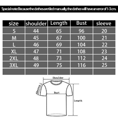 European and American digital printing casual round neck short sleeve T-shirt