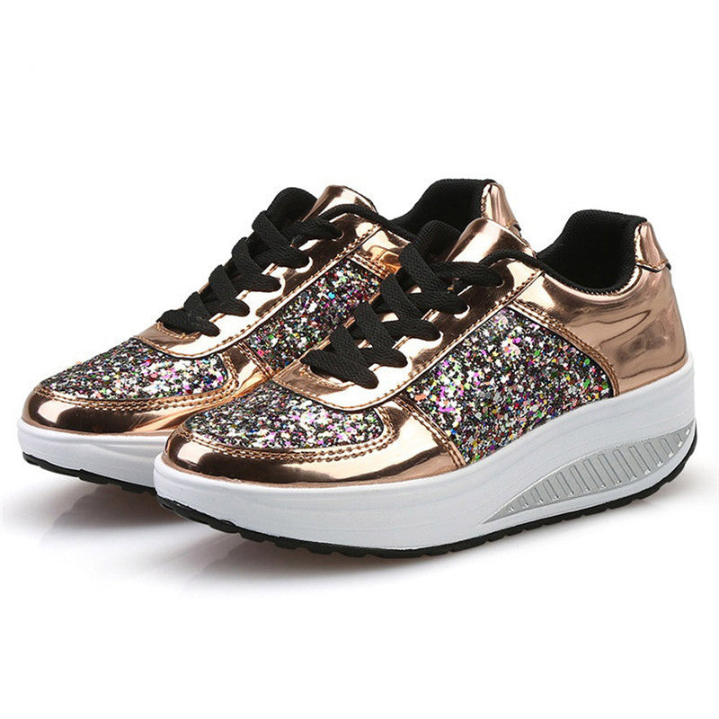 Women's sequin sneakers