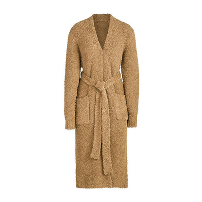 Bathrobe with belt for home