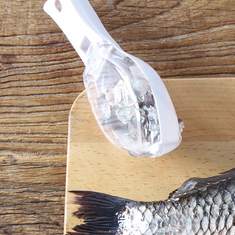 Fischhautbürste Schaben Fischschuppenbürste Reibe Schnelle Demontage Fischmesser Reinigung Peeling Hautschaber Schaber Fischschupper Küchenwerkzeuge