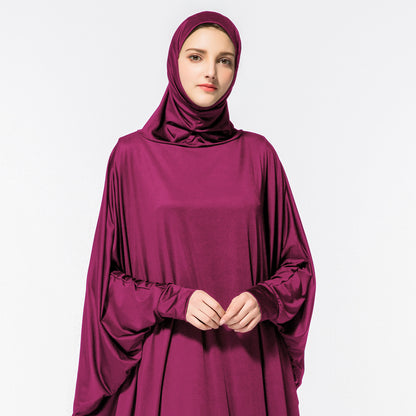 New bat robe with hijab for Muslim worship