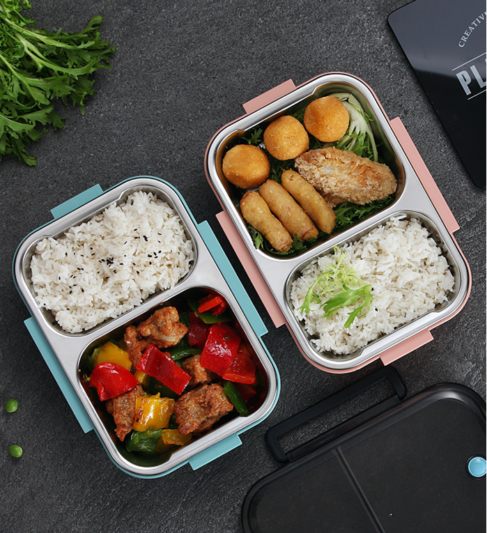 Insulated stainless steel lunch box