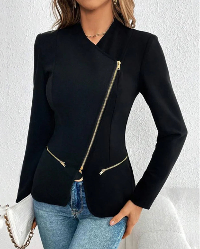 Slim Fit mittellange Anzug & Blazer Jacke Damen