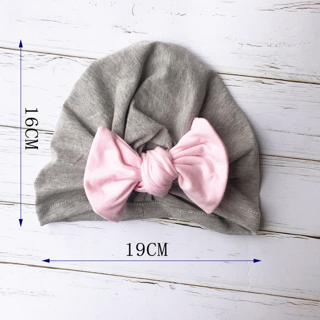 Knot Bow Baby Headbands Toddler Headscarves 6m-18m Baby Turban