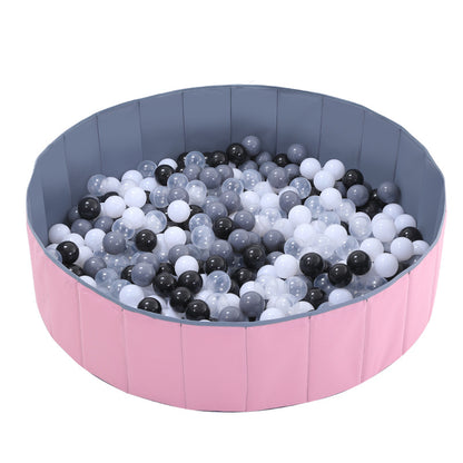 Large foldable indoor ball pool for children