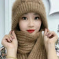 Autumn and winter new braided hat made of squirrel wool yarn