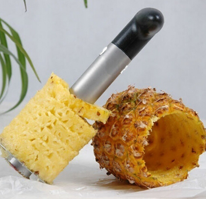 Edelstahl Einfach zu bedienen Ananas Schäler Zubehör Pineapple Obst Cutter Corer Slicer Küche Werkzeuge