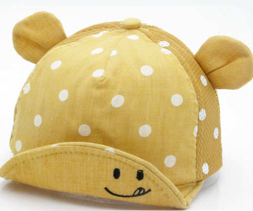 Baby summer sun hat. Baby cartoon sun hat