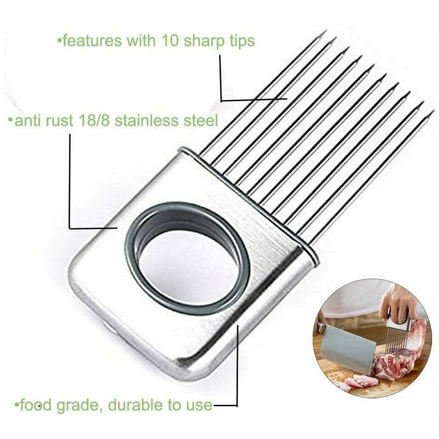 Zwiebel Halter Slicer Gemüse werkzeuge Tomaten Cutter Edelstahl Küche Gadget