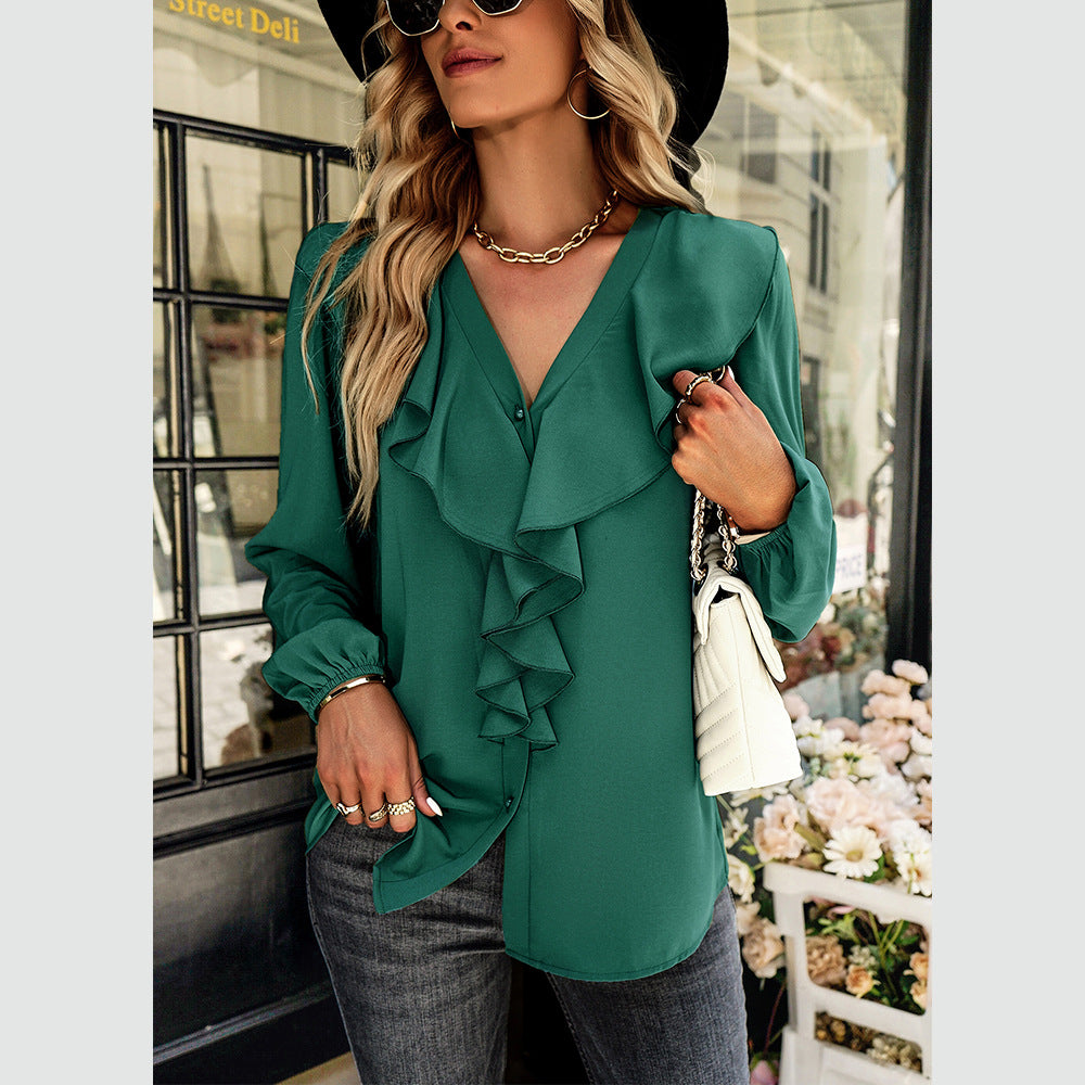 Long sleeve comfortable shirt for spring and autumn