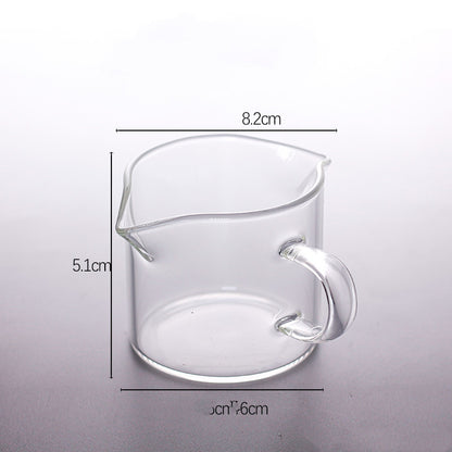 American Espresso Cup Ounce Mug Glass Graduated Extraction Cup