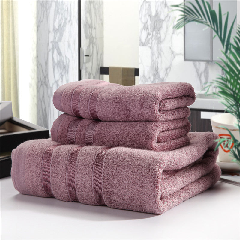 Bamboo towel set antibacterial and hypo allergenic