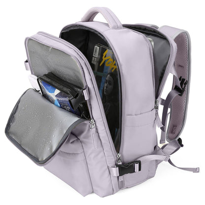 Fashionable travel backpack with large capacity