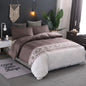 Simple plain bed linen