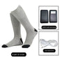 Herren und Damen Thermosocken mit USB-Thermostat und elektrischer Heizung