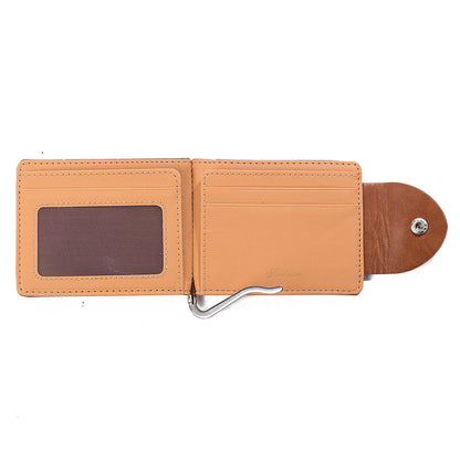 Leather wallet short fashionable men's wallet