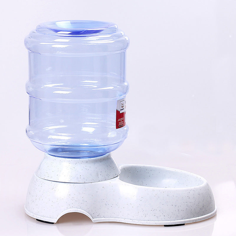 Cats Dogs Automatic Feeder Drinking Water Fountain Large Capacity Plastic Pets Dog Food Bowl Water Dispenser