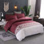 Simple plain bed linen