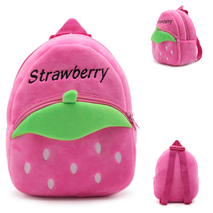 Kids Baby Backpack Boy Strawberry Kindergarten