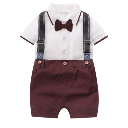 Children's suit summer baby gentleman suit