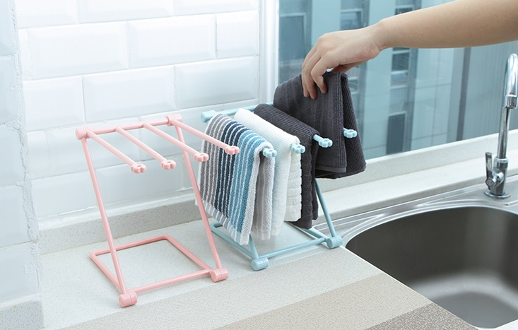 Kitchen rack dish towel dish towel hanger 