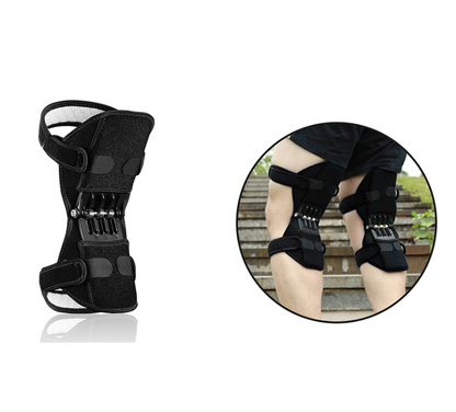 Breathable joint-supporting knee pads