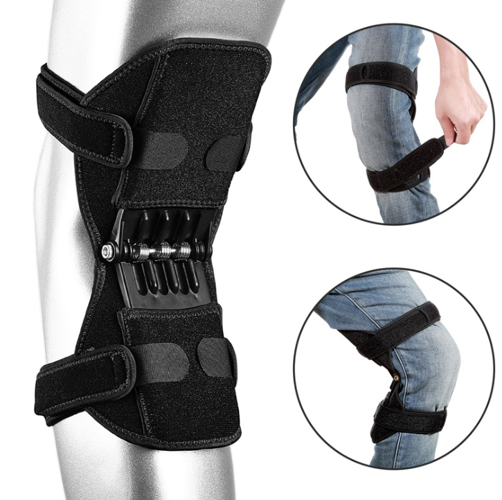 Breathable joint-supporting knee pads