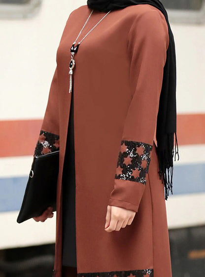 Muslim Women Middle Eastern New Suit Dubai Abaya