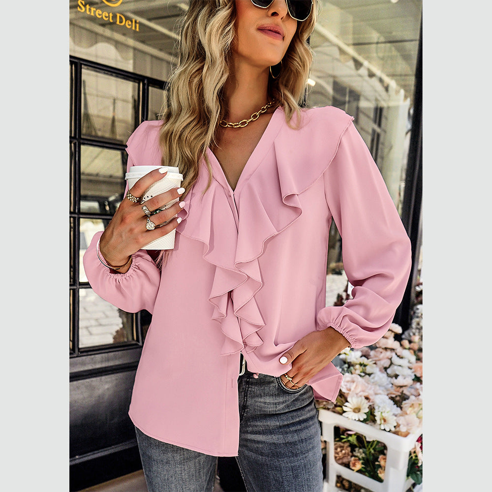 Long sleeve comfortable shirt for spring and autumn