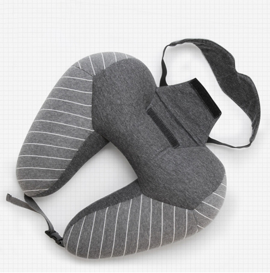 Travel foam particle u-shapedcervical neck lumbar pillow