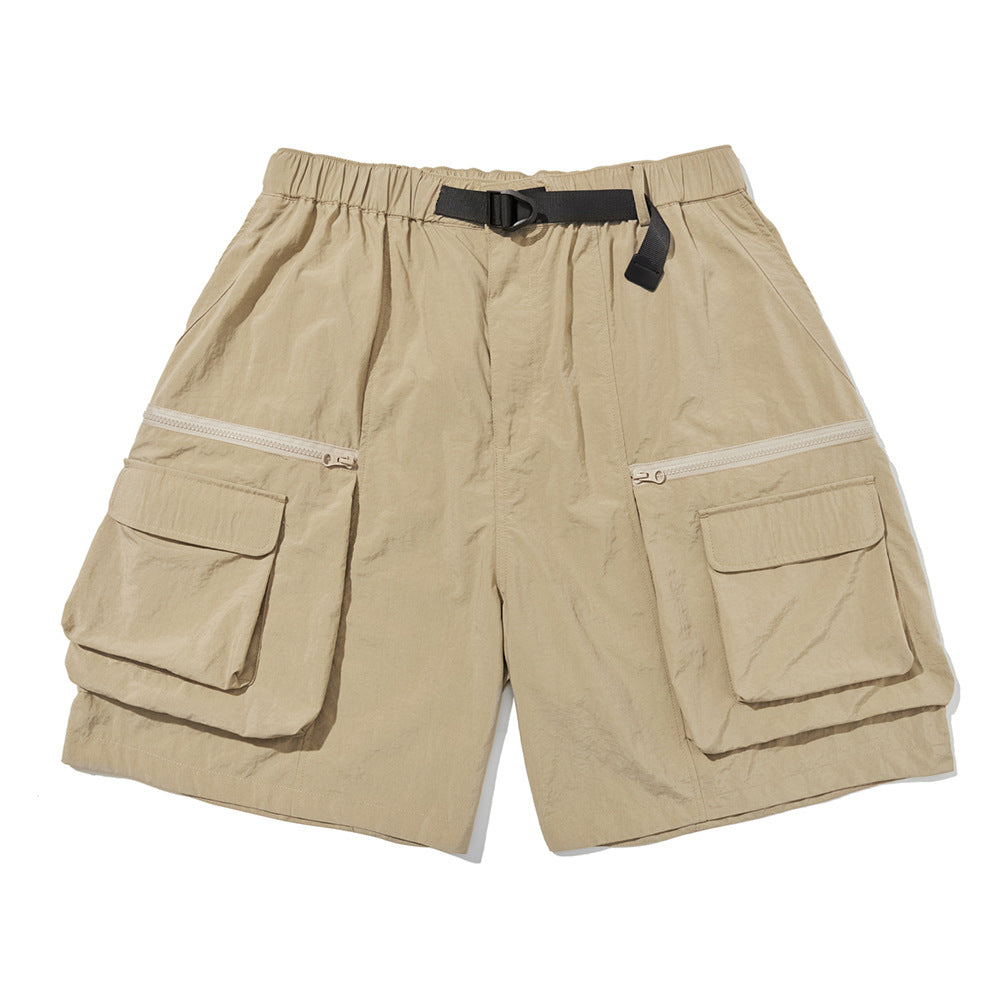 Herrenmode Retro Casual Functional Workwear Shorts