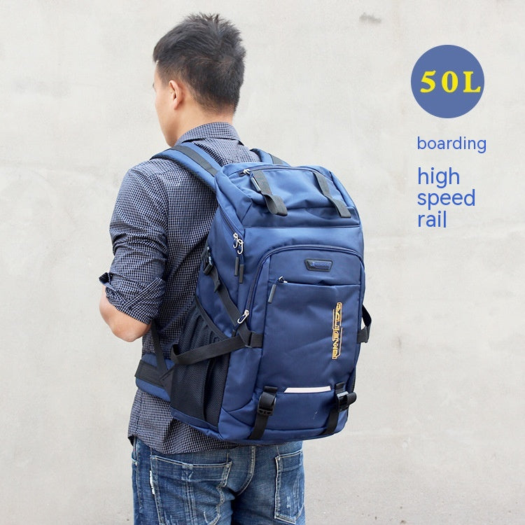 50L Outdoor-Reise gepäck rucksack mit großem Fassungsvermögen und doppelter Schulter