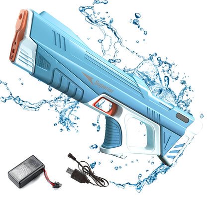 Summer Fully Automatic Electric Water Gun Toy Induction Water Absorbing High-Tech Burst Water Gun Beach Outdoor Water Fighting Toy