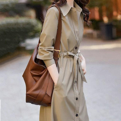 Versatile mid-length coat top