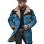 Suede Multicolor Jacket Multi-pocket Zipper