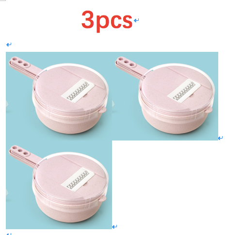 8 in 1 Mandoline Slicer Vegetable Cutter Potato Peeler Carrot Onion Grater with Strainer Vegetable Cutter Kitchen Accessories