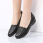 New comfortable flat leather shoes with soft sole for women