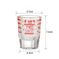 American Espresso Cup Ounce Mug Glass Graduated Extraction Cup