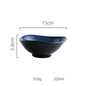 Blue ceramic plate bowl