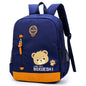 A cartoon bear kindergarten school bag school bag school boy boy and boy baby and baby travel back