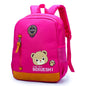 A cartoon bear kindergarten school bag school bag school boy boy and boy baby and baby travel back